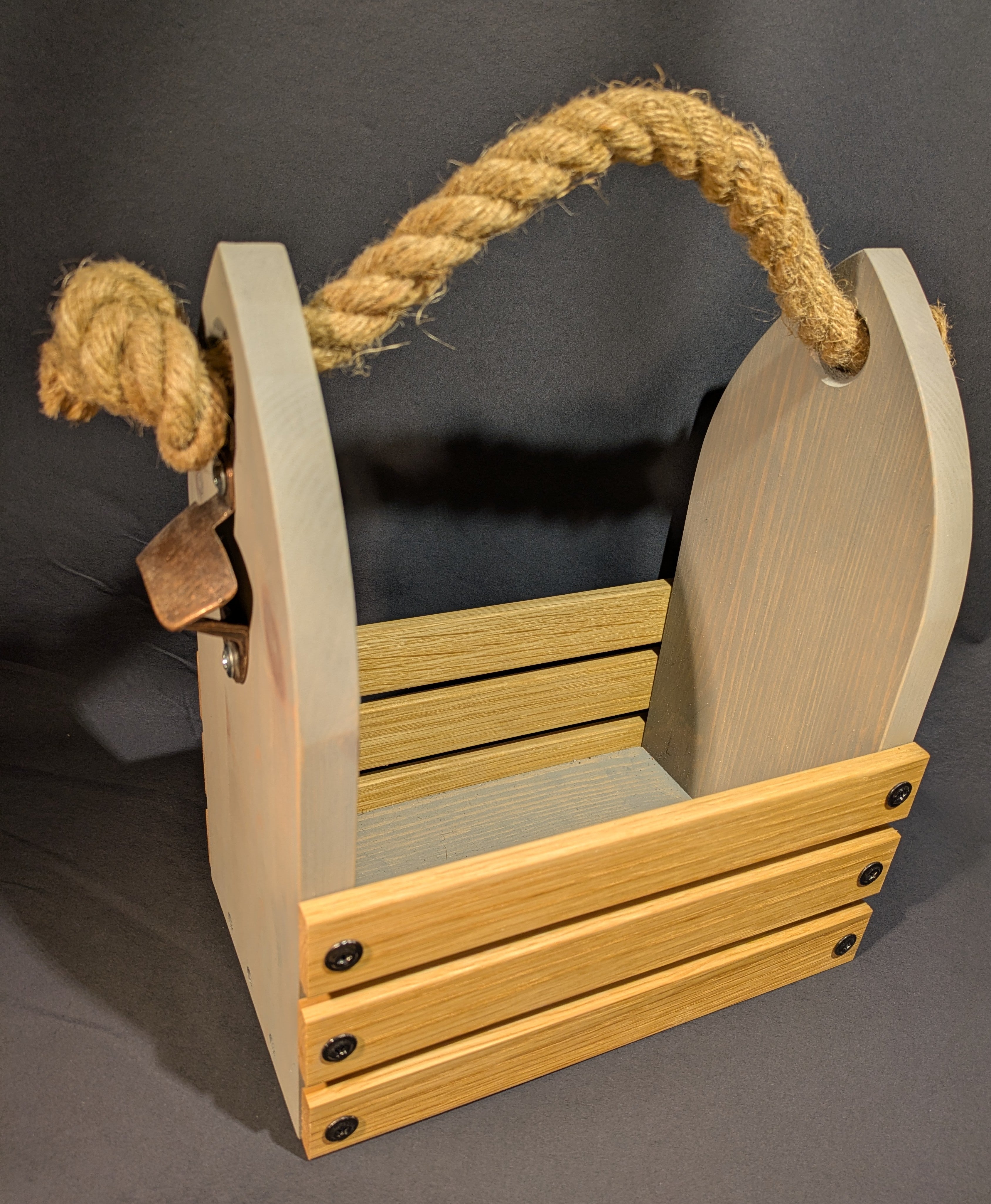 Flaske-/ boksholder m/ åpner og avtagbare delere