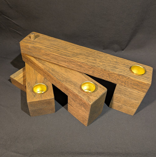 3- armet kronelysholder