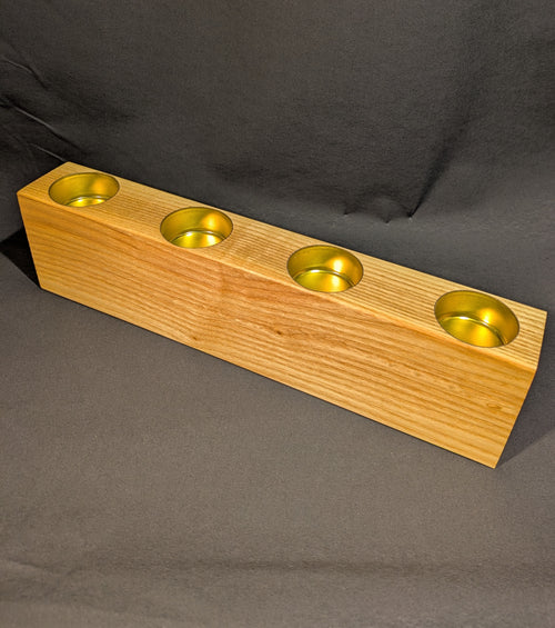 2- sidig lysholder for telys og kronelys