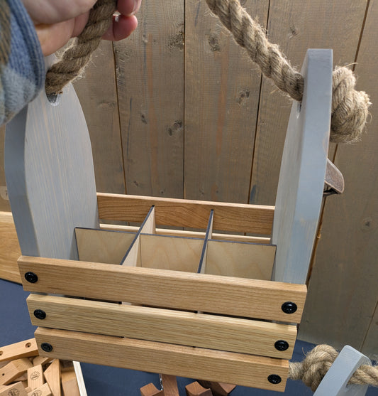 Beer caddy m/ avtagbare flaske- delere og åpner